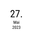 27. Mai 2023